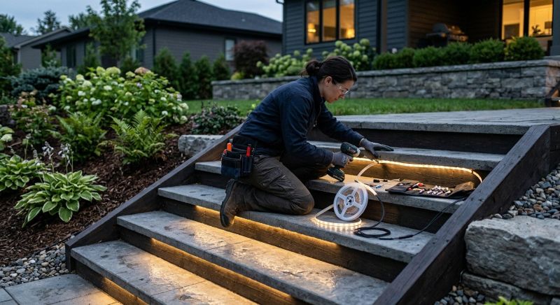 Step Lighting Installation in Pasadena, CA
