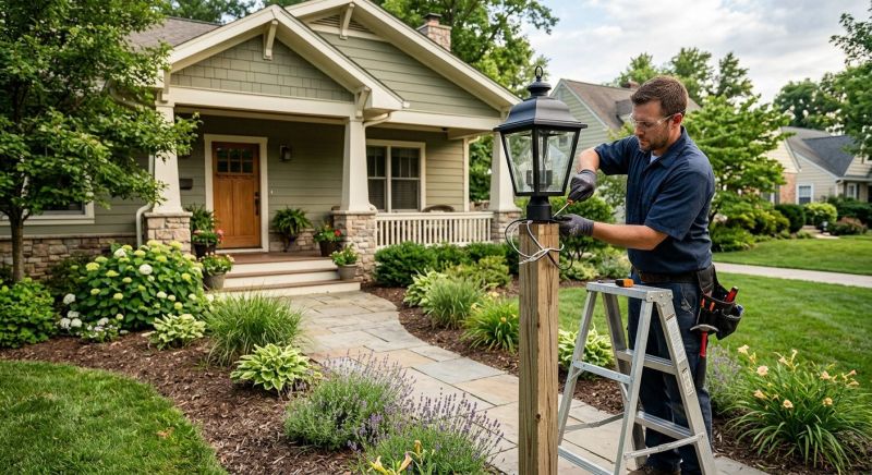 Terrace Lighting Installation in Utah County, UT