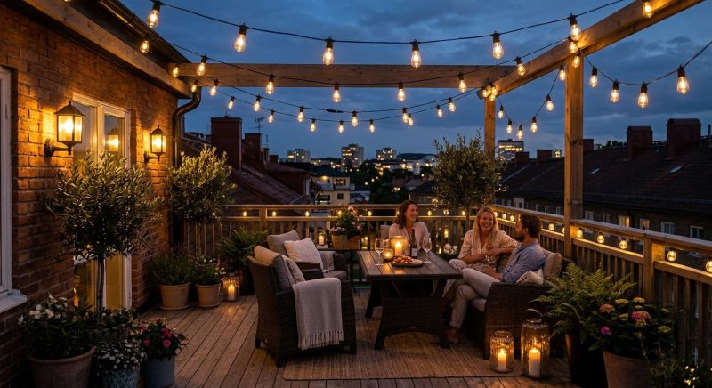 Courtyard Light Installation in Littleton, CO