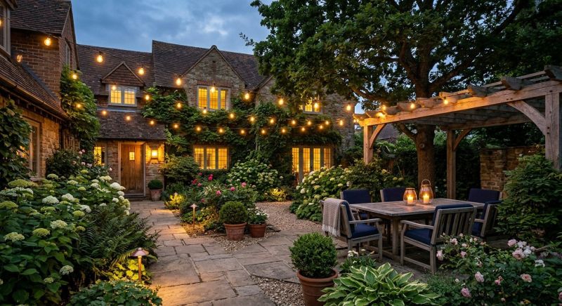 Courtyard Light Installation in Utah County, UT