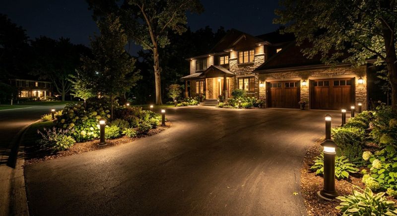 Driveway Lighting Installation in Kansas City, KS