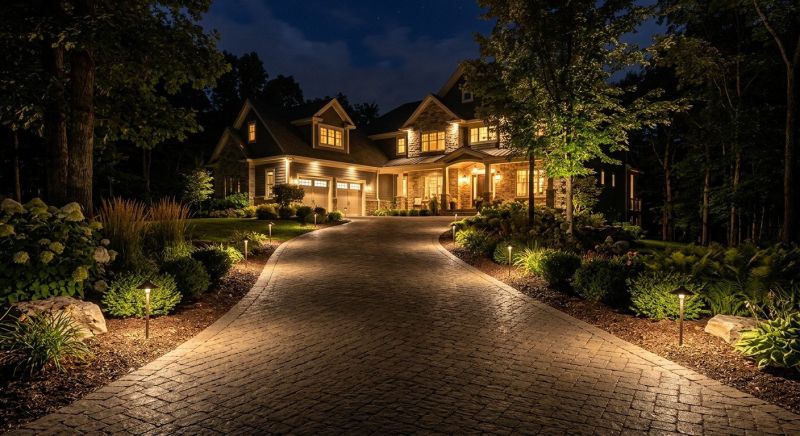 Driveway Lighting Installation in Provo, UT