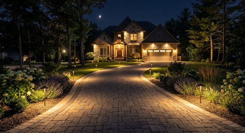 Driveway Lighting Installation in Pasadena, CA