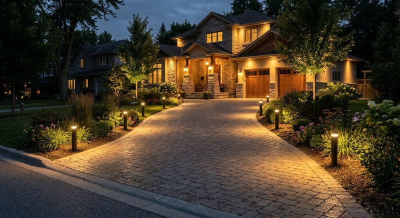 Driveway Lighting Installation in Heber City, UT