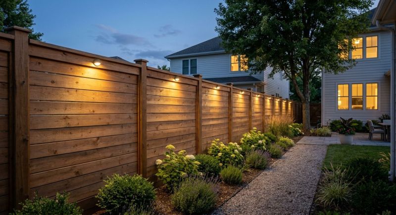 Fence Lighting Installation in Alpharetta, GA