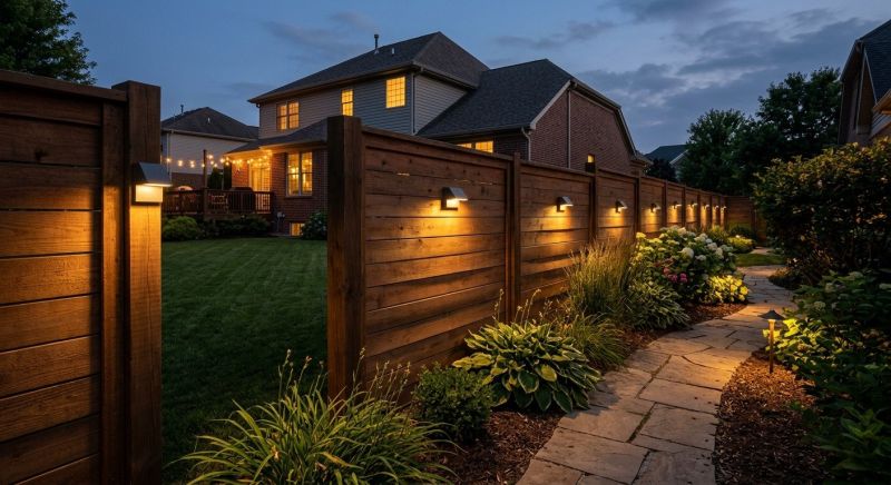 Fence Lighting Installation in Prescott Valley, AZ