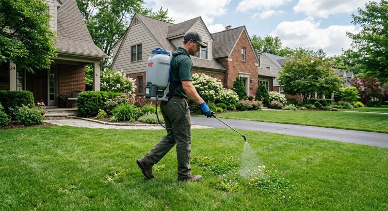 Lawn Spraying in Rockwall, TX