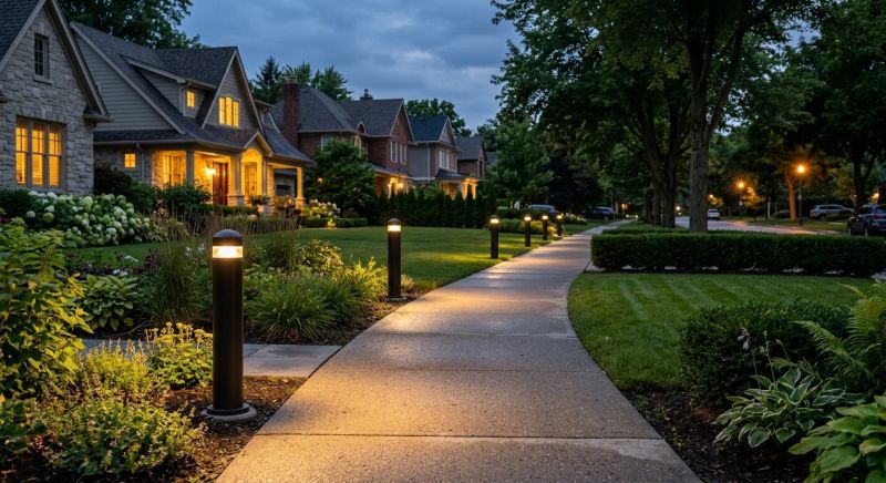 Sidewalk Lighting Installation in Denver County, CO