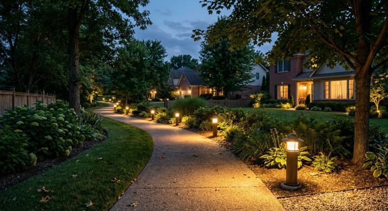 Sidewalk Lighting Installation in Pasadena, CA